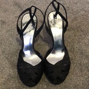 Black strappy sandals